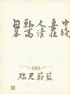 日韩人妻中文字幕高清在线