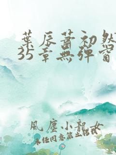 叶辰萧初然9935章无弹窗