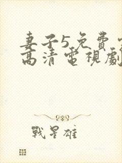 妻子5免费完整高清电视剧在线