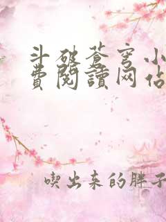 斗破苍穹小说免费阅读网站