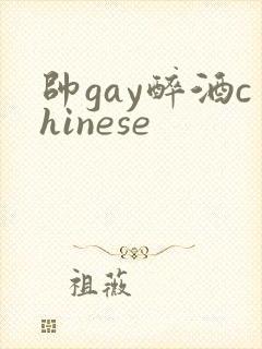帅gay醉酒chinese