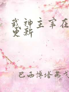 武神主宰在那里更新