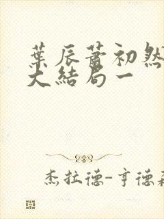 叶辰萧初然完结大结局一