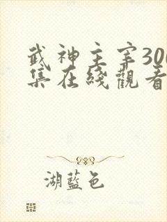 武神主宰300集在线观看