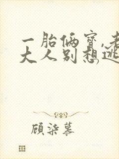 一胎俩宝,老婆大人别想逃有声