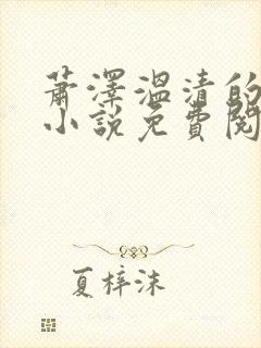 萧泽温清的最新小说免费阅读无弹窗