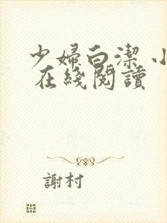 少妇白洁 小说 在线阅读