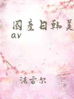 国产日韩美精品av