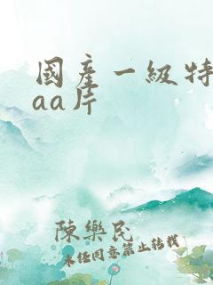 国产一级特黄aaa片