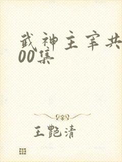 武神主宰共有600集