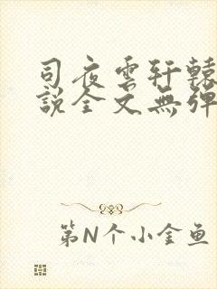 司夜云轩辕靖小说全文无弹窗免费阅读