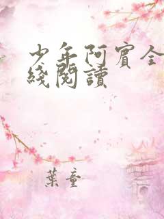 少年阿宾全集在线阅读