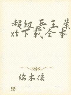 超级兵王叶谦txt下载全本