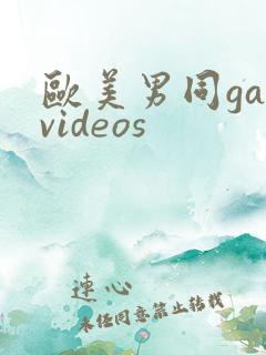 欧美男同gayvideos