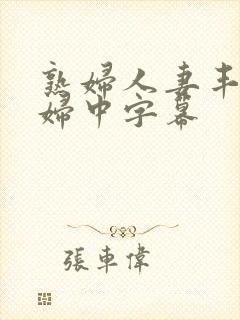 熟妇人妻丰满少妇中字幕