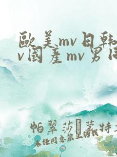 欧美mv日韩mv国产mv男同志