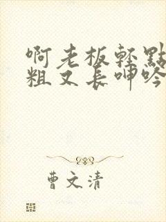 啊老板轻点灬又粗又长呻吟