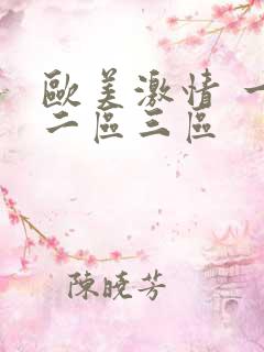 欧美激情 一区二区三区