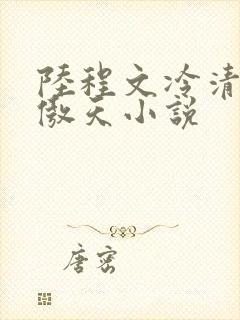 陆程文冷清秋龙傲天小说