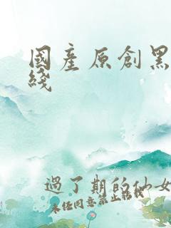 国产原创黑丝在线