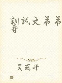 训诫文弟弟打哥哥