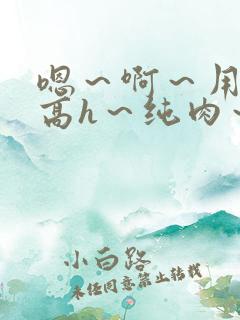 嗯～啊～用力～高h～纯肉～男男