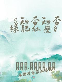 《知否知否应是绿肥红瘦》在线