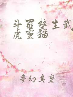 斗罗双生武魂白虎灵猫