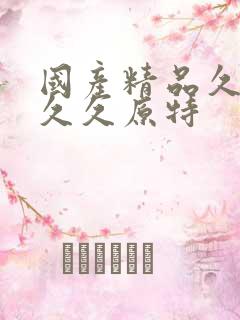 国产精品久久久久久原特