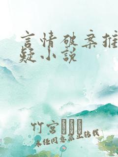 言情破案推理悬疑小说