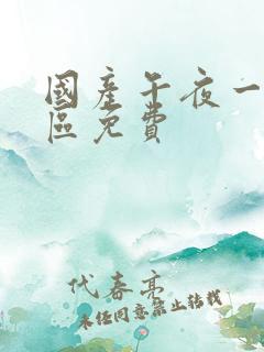 国产午夜一区二区免费