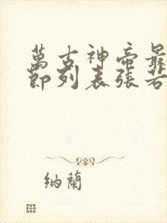 万古神帝最新章节列表张若尘