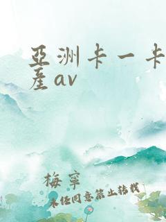 亚洲卡一卡二国产av