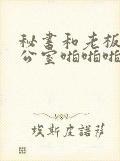 秘书和老板在办公室啪啪啪