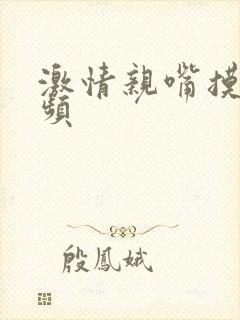 激情亲嘴摸胸视频