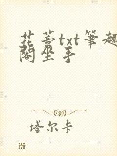 花蒂txt笔趣阁坐手
