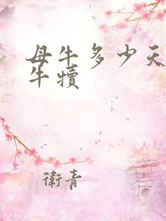 母牛多少天生小牛犊