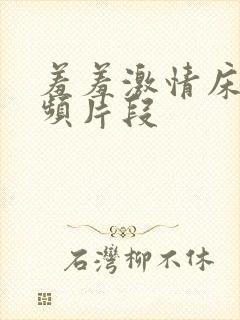 羞羞激情床戏视频片段