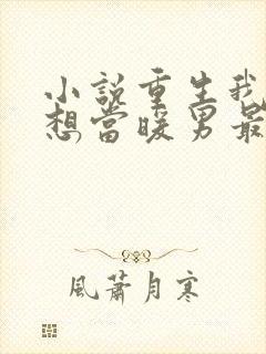 小说重生我真没想当暖男最新章节