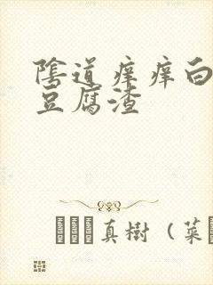 阴道痒痒白带成豆腐渣