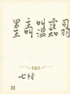 男主叫霍司砚女主叫温知羽的小说