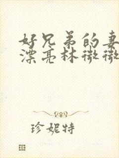 好兄弟的妻子太漂亮林微微小说阅读