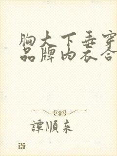 胸大下垂穿什么品牌内衣合适