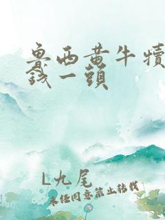 鲁西黄牛犊多少钱一头