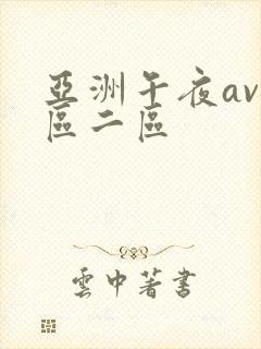 亚洲午夜av一区二区