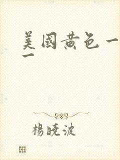 美国黄色一级片一