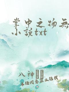 掌中之物无删减小说txt