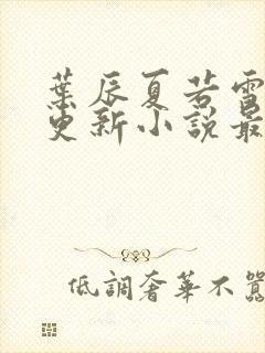 叶辰夏若雪刚刚更新小说最新章节