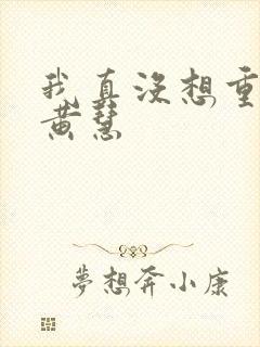 我真没想重生啊黄慧