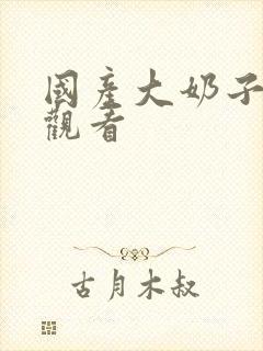 国产大奶子在线观看